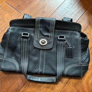 Coach black Leather handbag